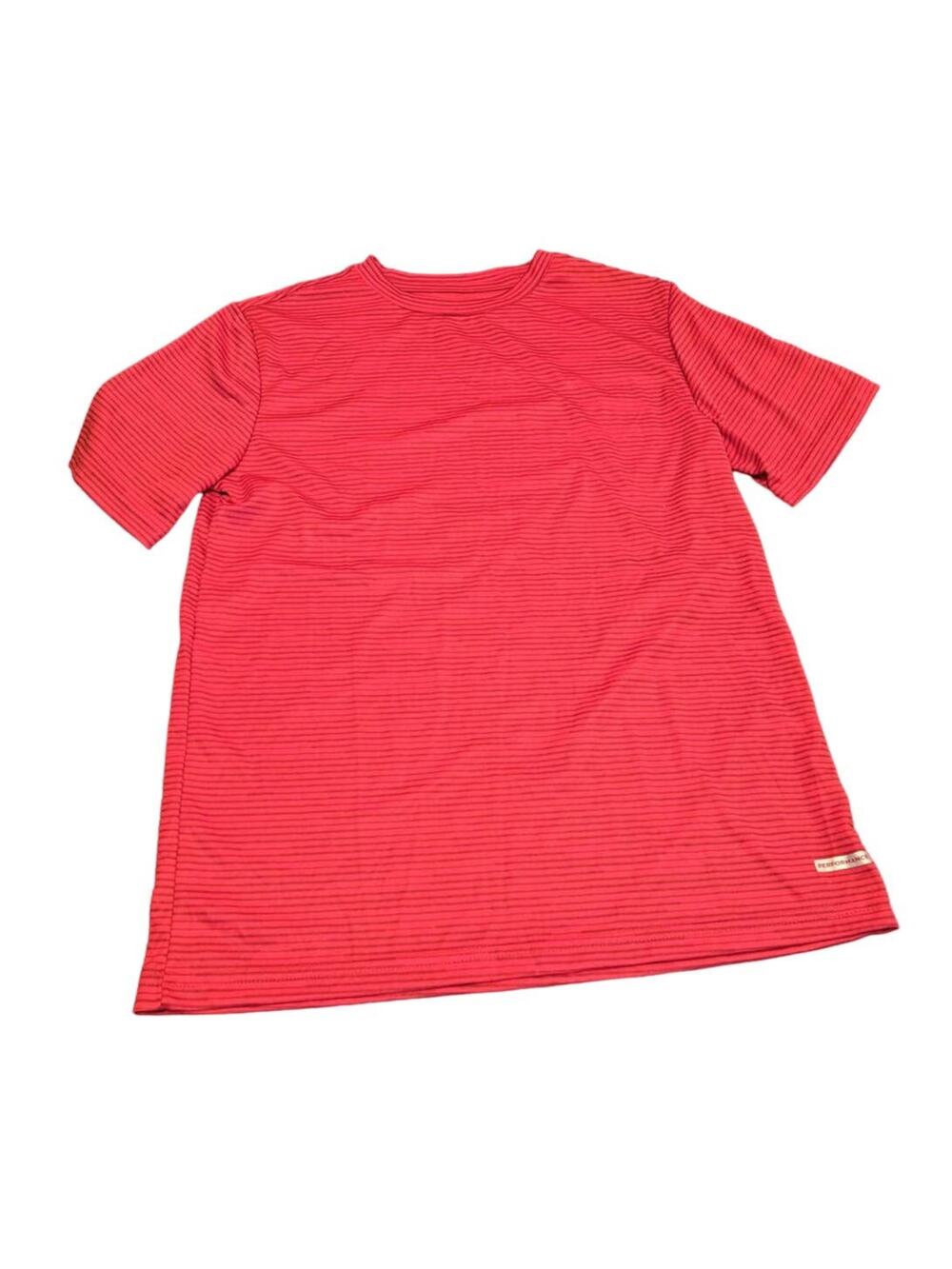 Boys Red Tek Gear Dry Tek Tee Size Large 14/16